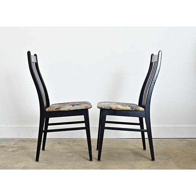 Black Set of 7 Mid-Century Chairs from Denmark For Sale - Image 8 of 18