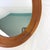 1970’s Tell City Wood Framed Oval Mirror For Sale - Image 6 of 12