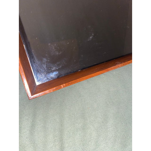 Danish Modern Shadow Box Wall Mirror Teak by Pedersen & Hansen. For Sale - Image 11 of 12