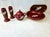 Figurative Fiestaware, Homer Laughlin,Trio of Hearts, Rare 6 Pc Discontinued Set For Sale - Image 3 of 13