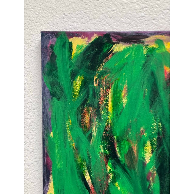 Textile John Fooks Abstract Acrylic on Canvas Painting For Sale - Image 7 of 12