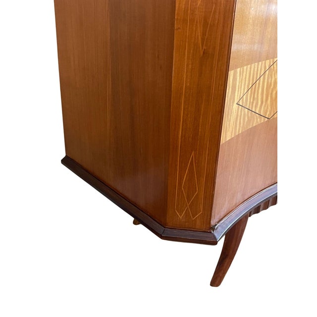 Italian Mid-Century Inlaid Six-Door Sideboard. 1960's. For Sale - Image 10 of 16
