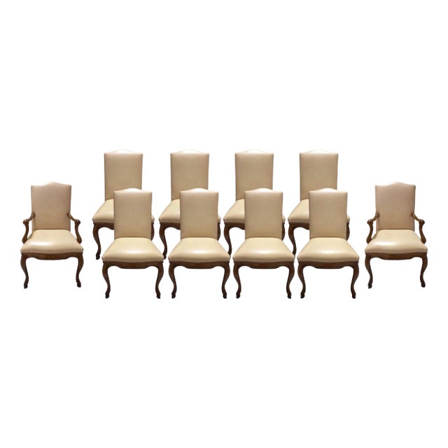 Michael Taylor Borsalino Chairs- Set of 10 For Sale