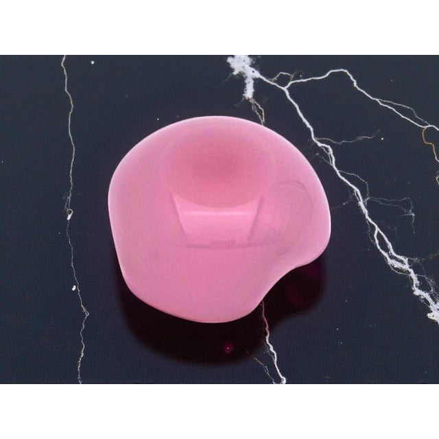 Mid-Century Modern Pink Opaline Murano Glass Bowl from Manifattura Di Murano, 1970s For Sale - Image 3 of 6