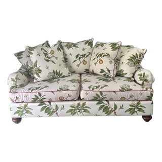 Late 20th Century Henredon Furniture Upholstered Sofa For Sale
