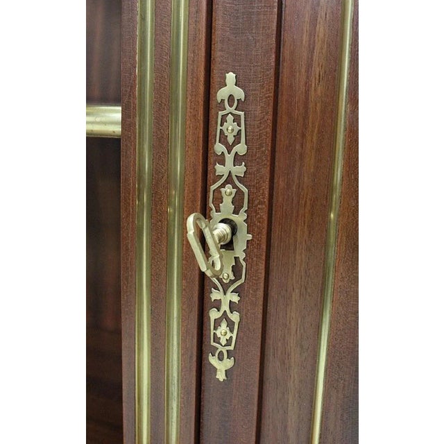 19th Century Louis XVI Style Mahogany Cabinet For Sale - Image 13 of 18
