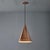Mid-Century Modern Monumental 1950s Conical Perforated Copper Pendant Attributed to Paavo Tynell For Sale - Image 3 of 12