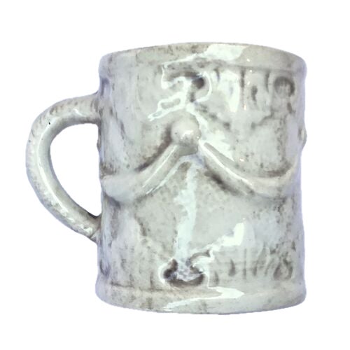 Rustic European Antique Mythological Face Creamer For Sale - Image 3 of 4