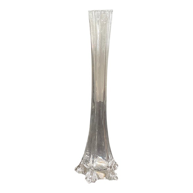 Glass Vase, Belgium, 1920's For Sale