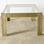 Metal Belgian Vintage Cast Bronze & Glass Coffee Table For Sale - Image 7 of 12