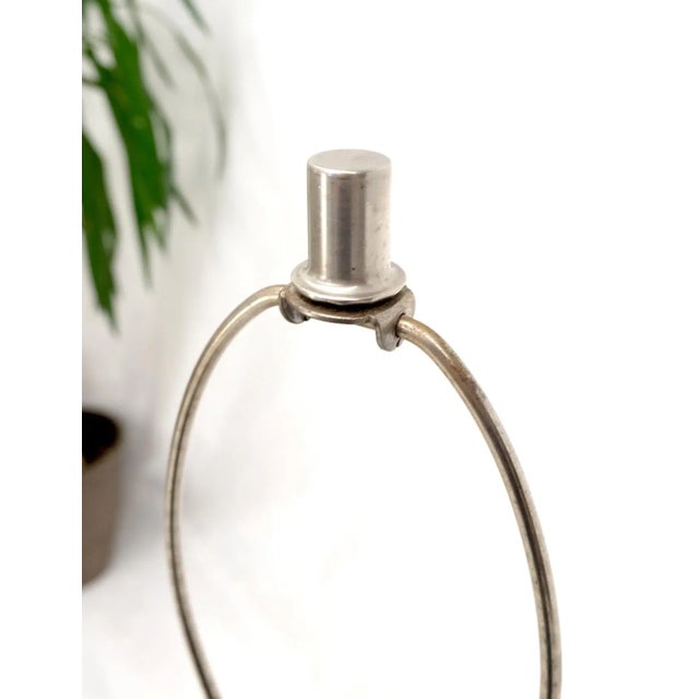 Robert Sonneman Mid Century Modern Chrome Triangular Star Shape Base Floor Lamp For Sale - Image 4 of 10