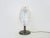 Large Foliage Table Lamp in Glass and Anthracite Gray Metal, 1980s For Sale - Image 3 of 10