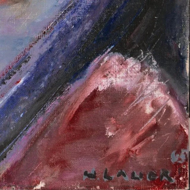 Signed lower right, 'H. Lauer' for Hans Lauer (Argentine-German, 1902-1989) and dated 1965. Hans Lauer emerges as a...