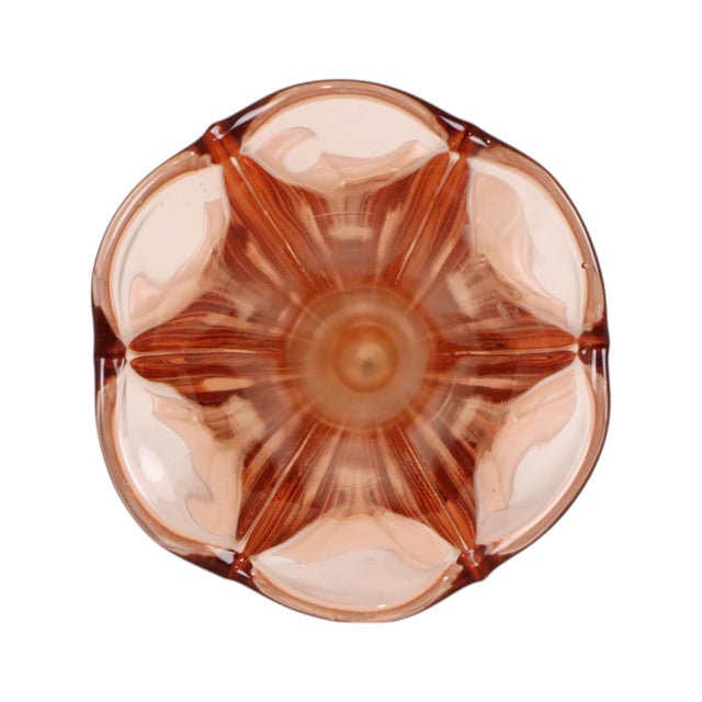 Pink Art Deco Pink Rosaline Vase from Val Saint Lambert, 1935 For Sale - Image 8 of 14
