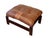 Vintage Norwegian Leather Ottoman | Scandinavian Mid-Century Modern Bentwood & Sling Footstool | Ingmar Relling Style...