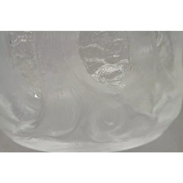 Josef Inwald Early 20th Century Art Deco Josef Inwald Dans La Foret Forest Trees Barolac Art Glass Vase For Sale - Image 4 of 12