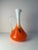 Opal Glass Vase with Flame Pattern by Vetreria Artigiana Sanminiatello For Sale - Image 11 of 11