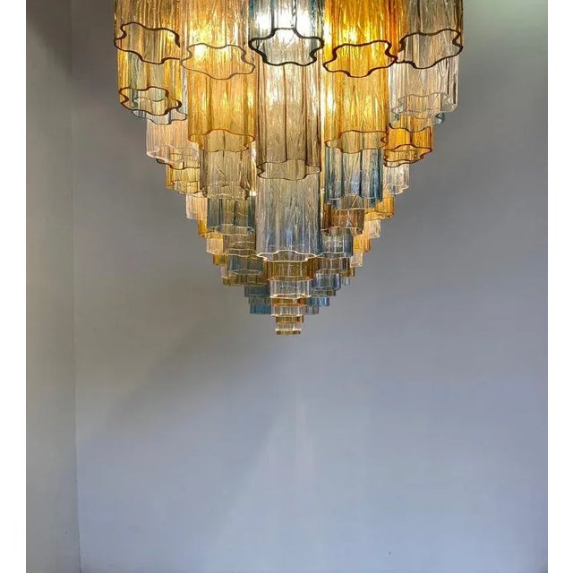 Art Deco Chandelier in Murano Glass, 2000s For Sale - Image 9 of 13