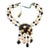Francoise Montague "Panache" Rhinestones Faux Pearls Black Beads Necklace For Sale