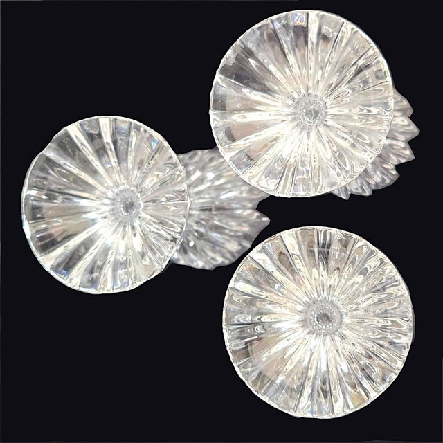 Vintage Crystal Cordial Glasses in Park Lane Pattern by Mikasa, Set of 3 For Sale - Image 12 of 13