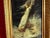 French 19thc Antique French Signed Oil on Board - Painting "Woman Imploring the Cross in the Ocean" For Sale - Image 3 of 12