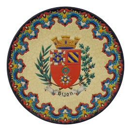 Example of Longwy Decorative Plates