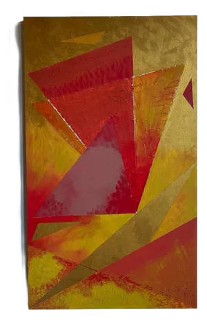 Mascia Meccani, Triangolazioni Tre, 2020, Mixed Media