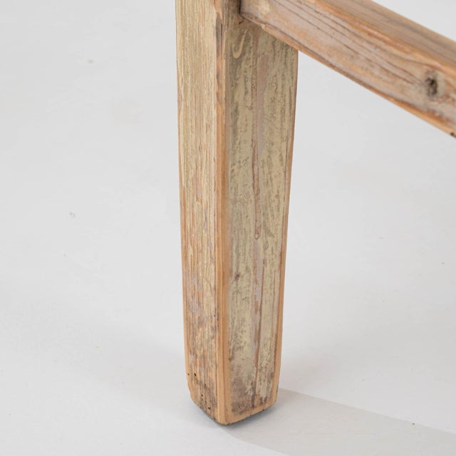 Early 20th Century Central European Wood Patinated Stool For Sale - Image 13 of 18