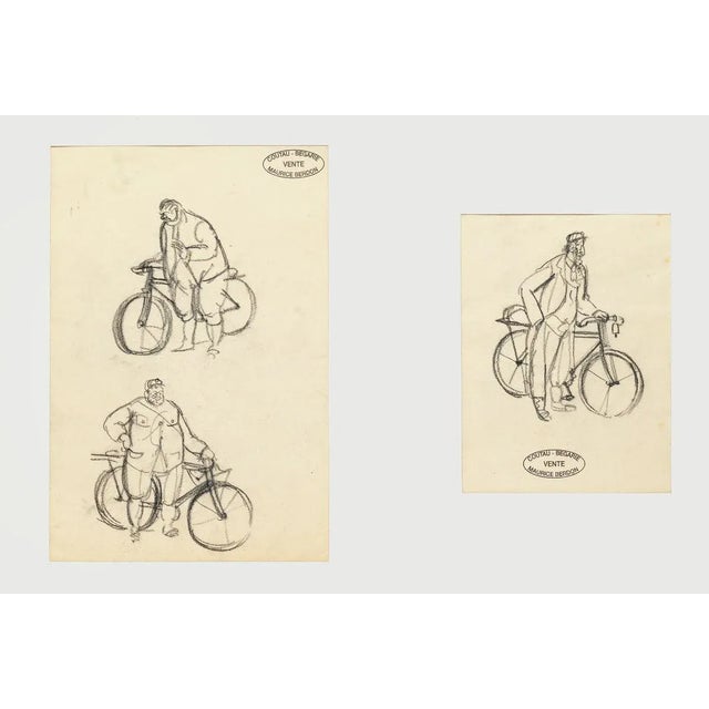 Bikers is a composition of two beautiful drawings each with a different dimension, in pencil, realized by the artist...