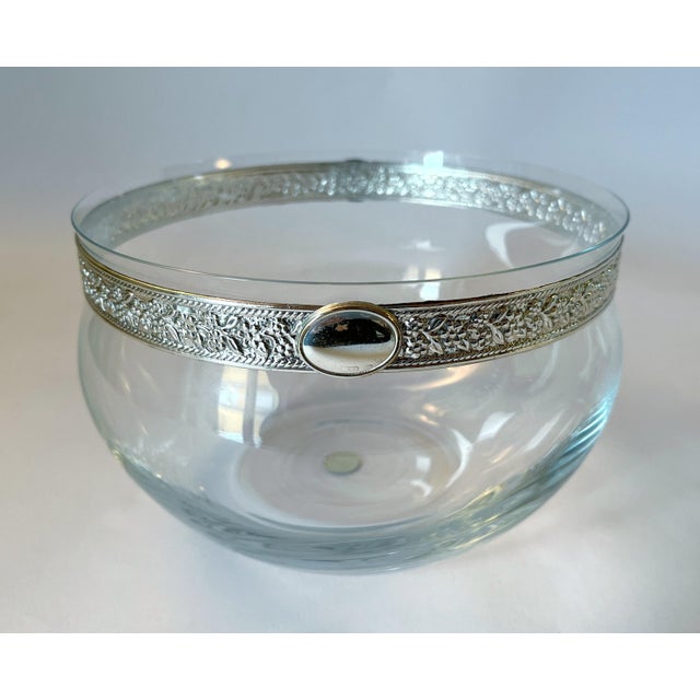 Transparent Bulgari Silver Crystal Punch Set - Set of 9 For Sale - Image 8 of 12