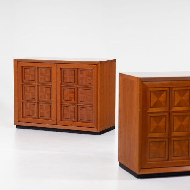 Pair of sideboards by Mobili i Caccia alla Volpe, Italy 1970s For Sale In New York - Image 6 of 12