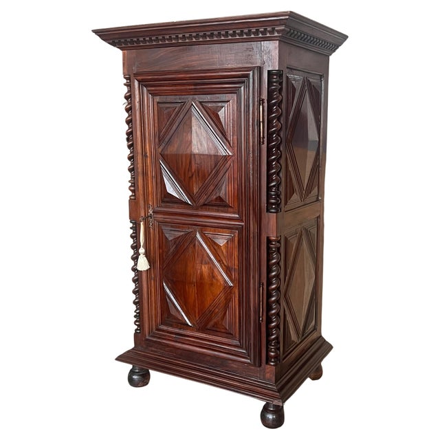 Antique 18th Century Oak Dutch Baroque Cushion Cabinet For Sale - Image 15 of 18