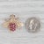 2010s 0.58ctw Ruby Sapphire Bee Pin 14k Yellow Gold Brooch Insect Jewelry For Sale - Image 5 of 5