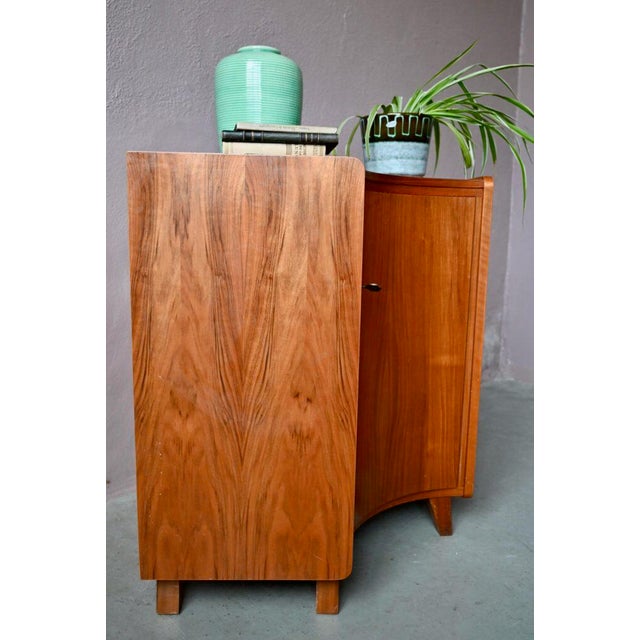 Wood Mid-Century Scandinavian Corner Chest of Drawers, 1960s For Sale - Image 7 of 13