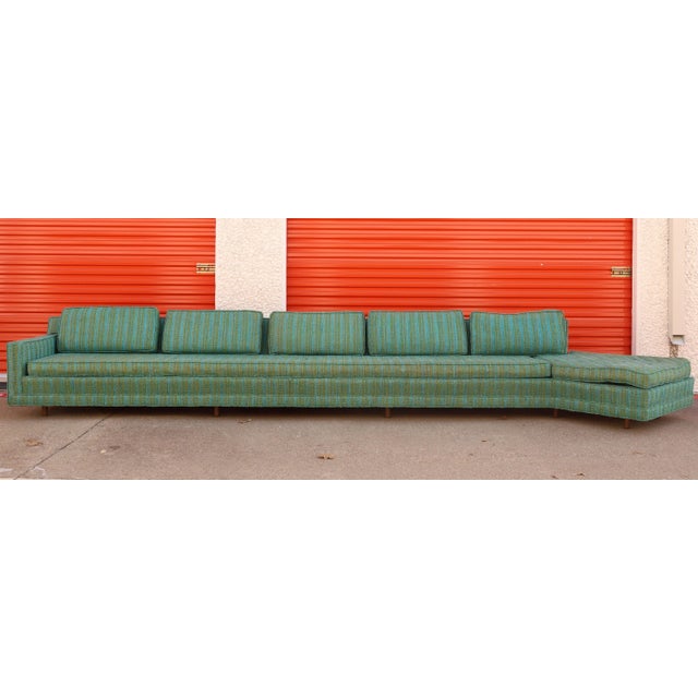 Experience the epitome of mid-century modern elegance with the Harvey Probber Impressive 16 Foot Angle Sofa. This sofa has...