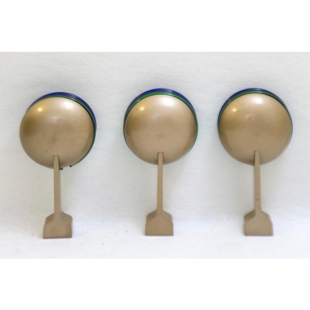 Murano Glass Wall Lamps, 1980s, Set of 3 For Sale - Image 4 of 12