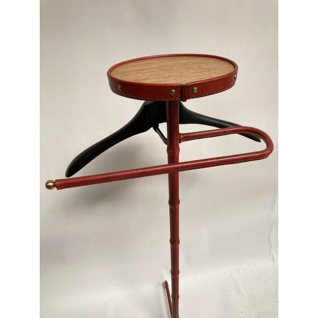 Sellier Leather Chamber Valet by Jacques Adnet, in Very Good conditions. Designed 1950 to 1959 I have official proof of...