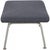 Set of Wingchair with Ottoman in Grey Fabric by Hans Wegner, 2019 For Sale - Image 17 of 18