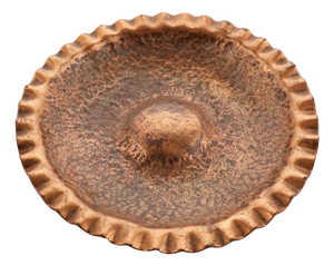 Large Handmade Copper Wall Plate or Ashtray, 1960s