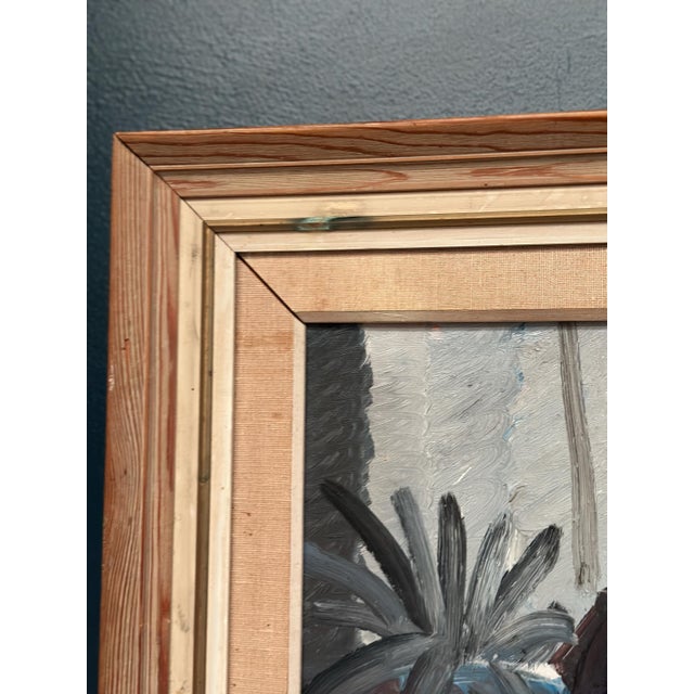 Eric Lo, Figures in Traditional Attire, 1950s, Oil on Canvas, Framed For Sale - Image 7 of 15