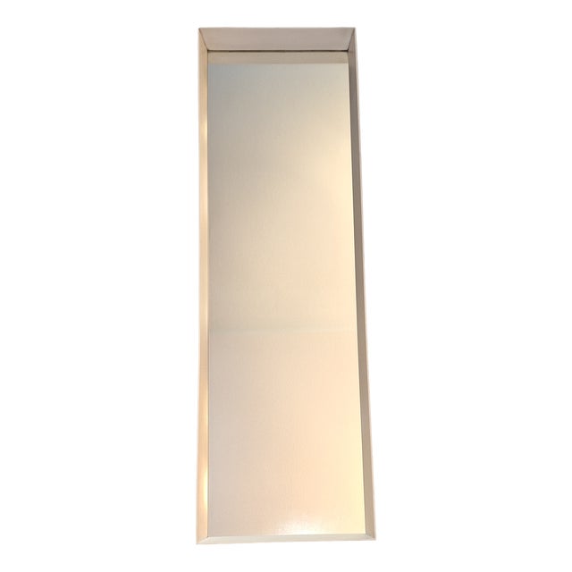 Vintage Slim Rectangular Wall Mirror, 1970s For Sale