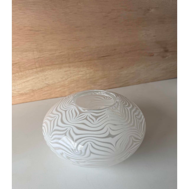 2000 - 2009 Pillow Vase in Clear Glass by Richard Rooze, 2008 For Sale - Image 5 of 6