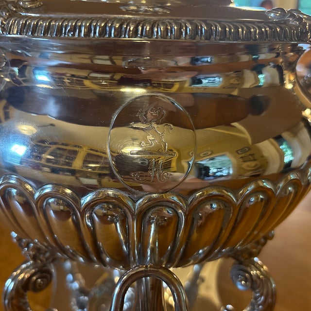 Metal 19th Century Regency Old Sheffield Plate Tea Urn Samovar For Sale - Image 7 of 9