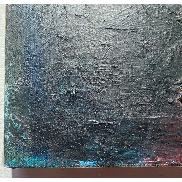 Mid-Century Japanese Modernist Oil Painting "Marionette" by Masaharu Fukui With Inscribed Board For Sale In Phoenix - Image 6 of 15