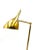 Golden Brass Table or Desk Lamp with Carrara Marble Base, Italy, 1980s For Sale - Image 17 of 18