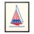 Vintage 1987 America’s Cup Challenge ’87 Framed Nautical Sailing Poster For Sale