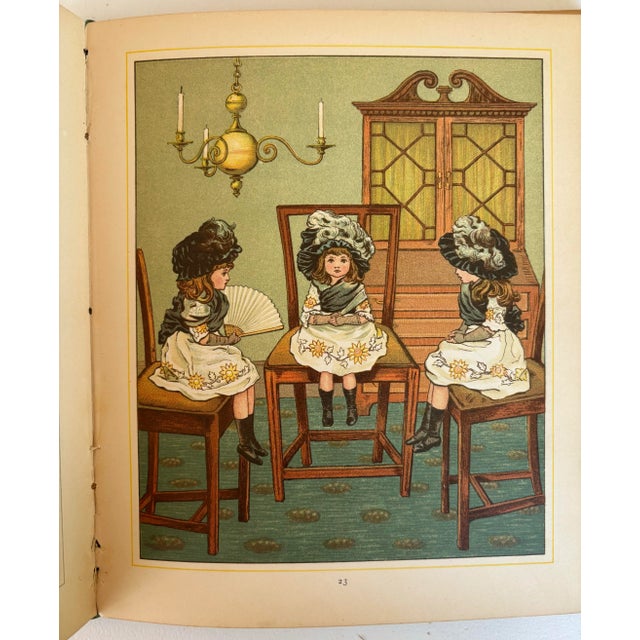 At Home 1881 Marcus Ward & Co London Belfast J. G• Sowerby & Thos • Crane For Sale - Image 9 of 12