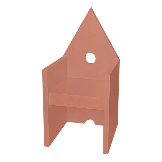 Vescovina Arancio Salmone Armchair by Lanfranco Benvenuti for Meccani Arredamenti For Sale