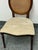 Late 20th Century Bombay Company Traditional Oval Cane-Back Side Chair For Sale - Image 5 of 12
