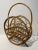 1960s Italian Magazine Holder Bamboo & Rattan Magazine Rack For Sale - Image 13 of 13